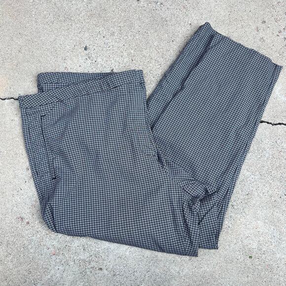 Vintage Worthington Check Plaid Print High Rise Cropped Trouser Pants Size 22W - Picture 15 of 15